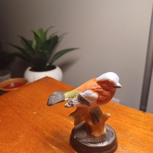 Chaffinch Bird Ceramic Figurine